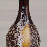 Soliflore Vase Ceramic Vallauris Fat Lava Vintage