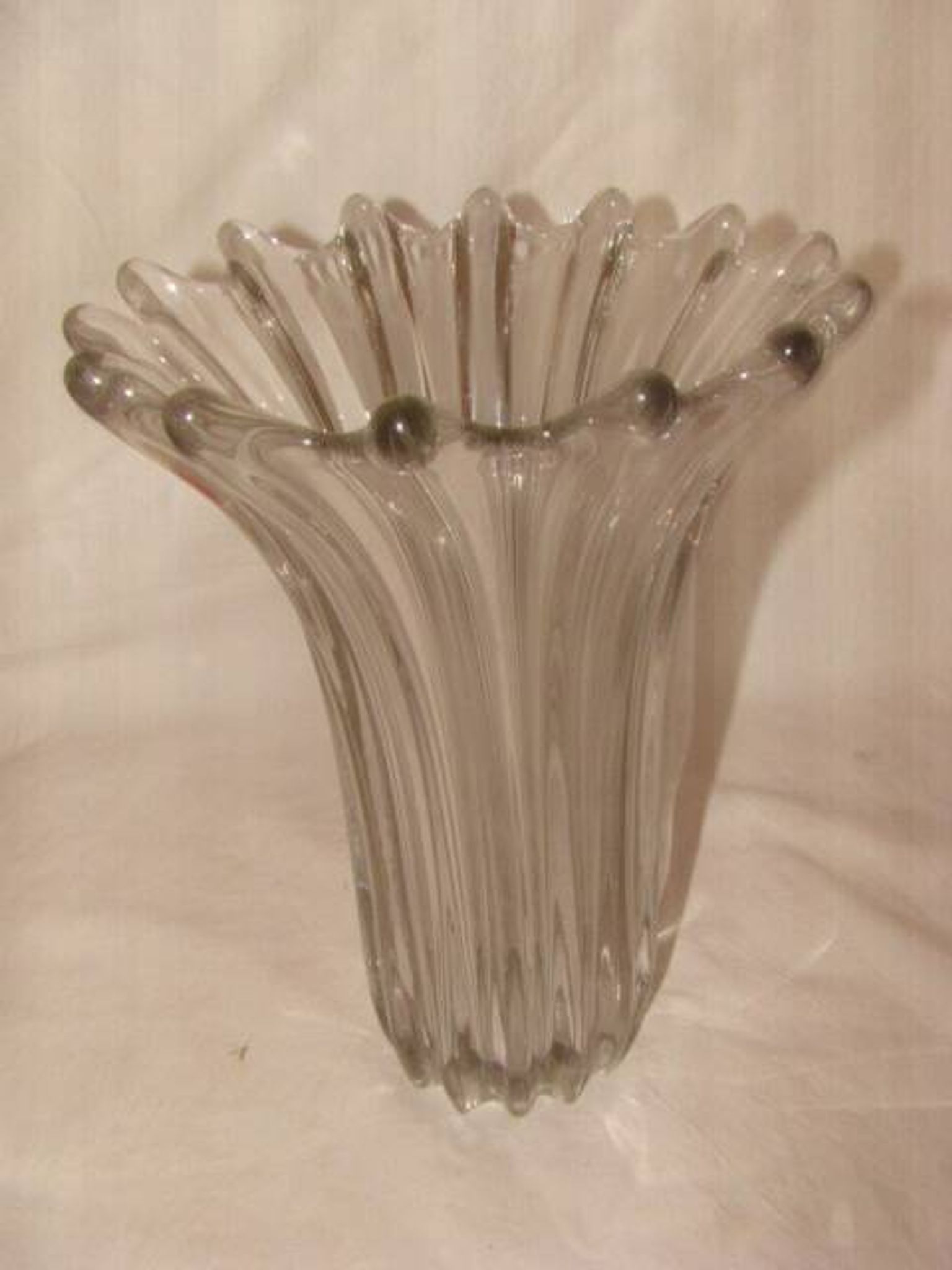 Vase en cristal, années 60