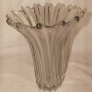 Vase en cristal, années 60