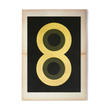 Collage on old paper • Touraine • signed Eawy