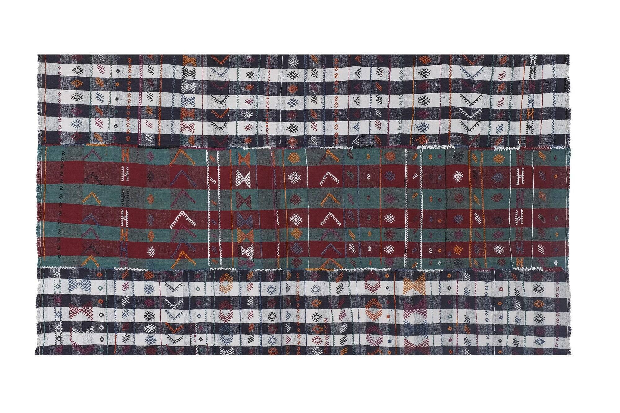 Vintage Turkish kilim, handwoven, 149x263 cm.