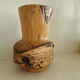 Vase wood art brut 1970