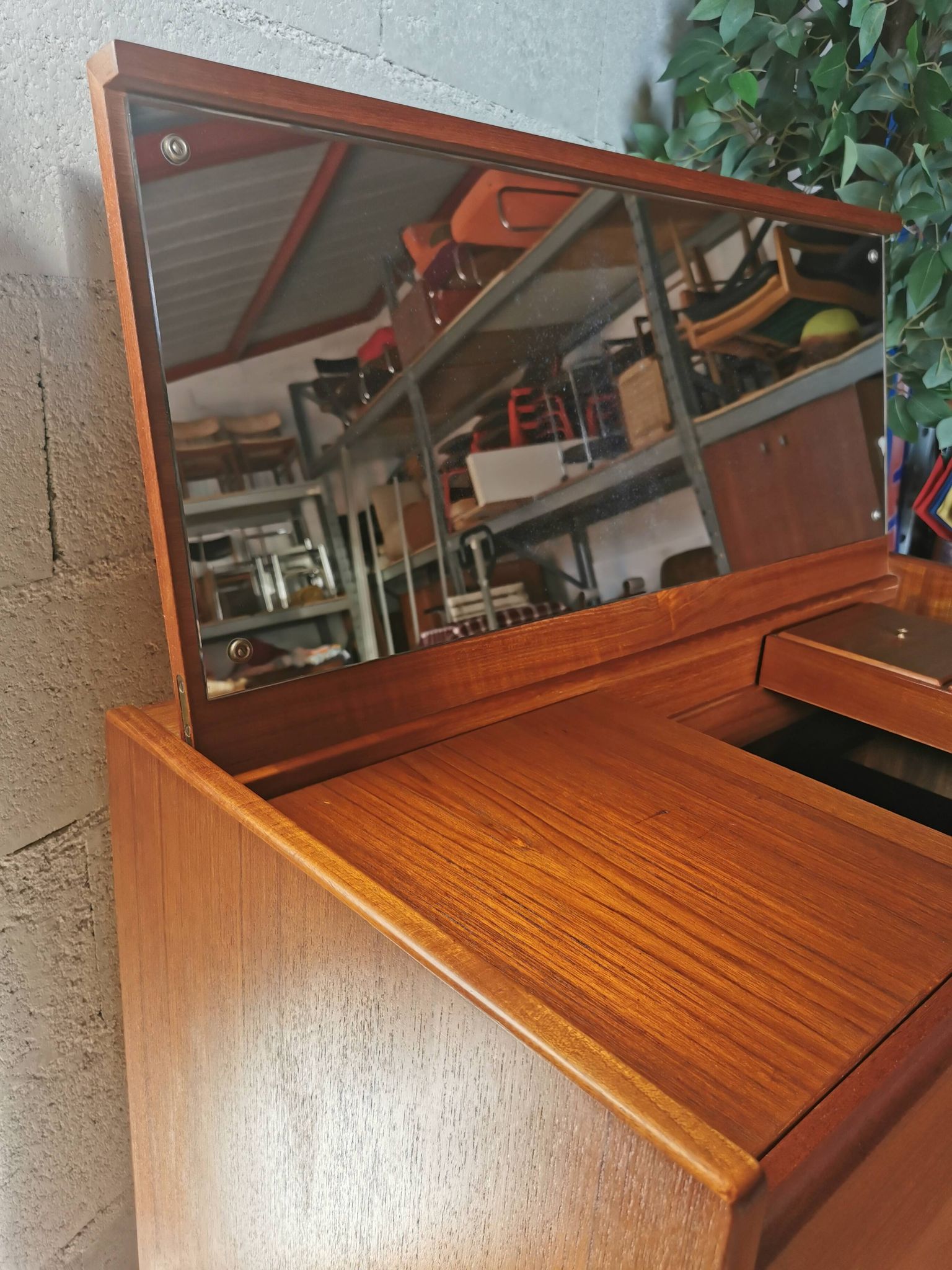 Scandinavian teak dresser by Arne Wahl Iversen for Brenderup.