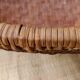 Empty 70's rattan pocket