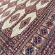 Vintage carpet pakistan drawings bokhara handmade 124x186 cm