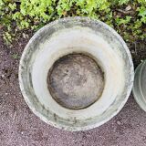 Pair of large fiber cement planters