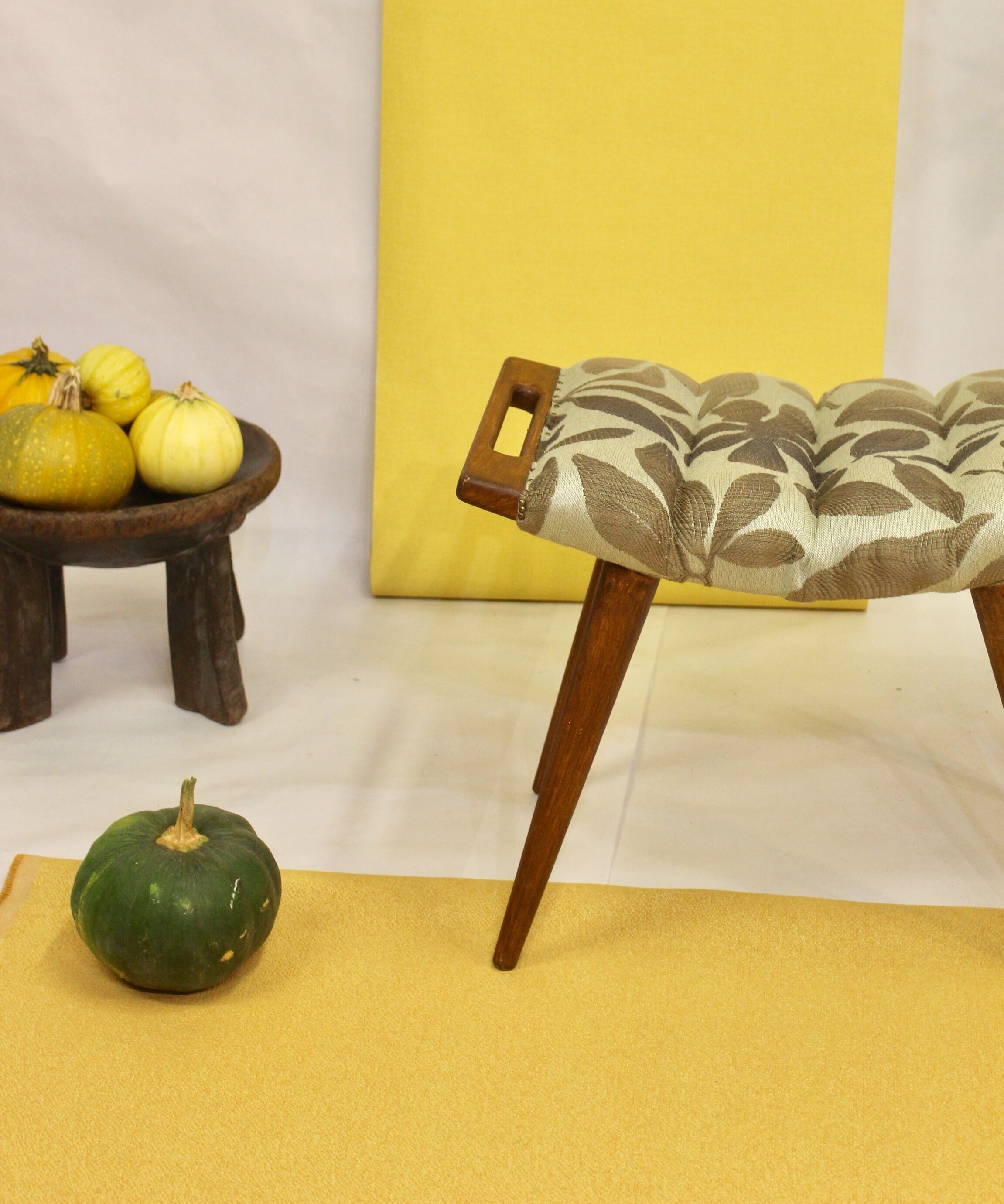 Vintage stool with 50/60s