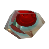 Vacuum pocke by Flavio Poli for Seguso in Murano glass from the 70's