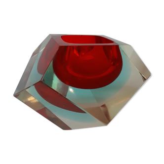 Vacuum pocke by Flavio Poli for Seguso in Murano glass from the 70's