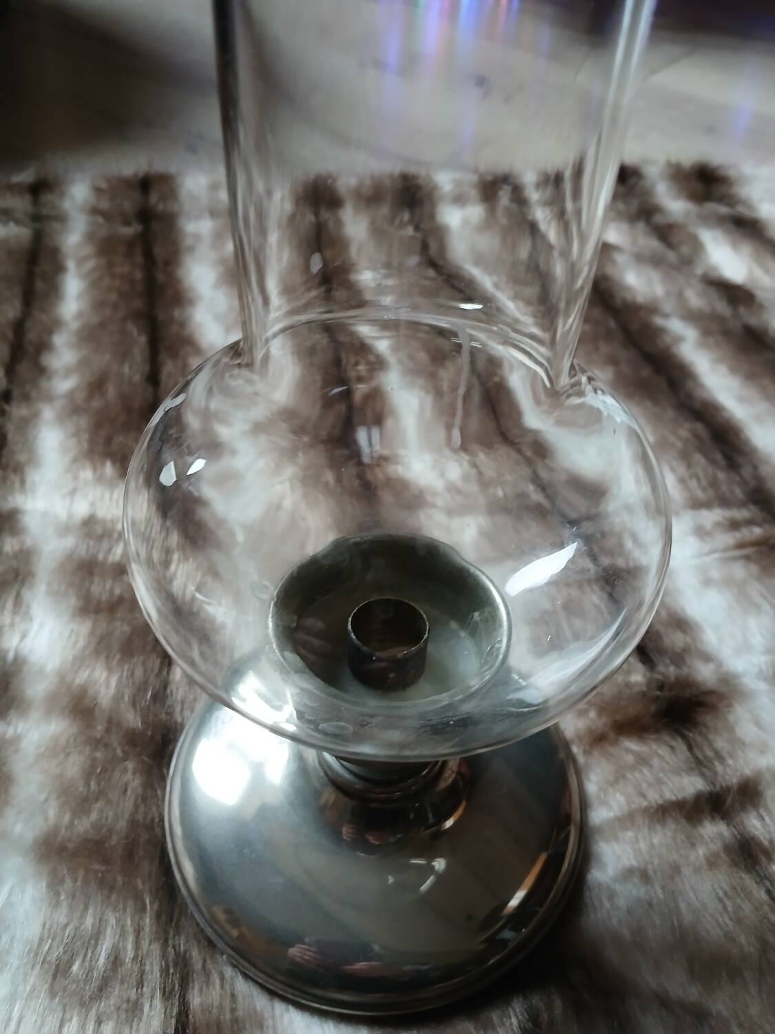 Antique candlestick/tealight holder