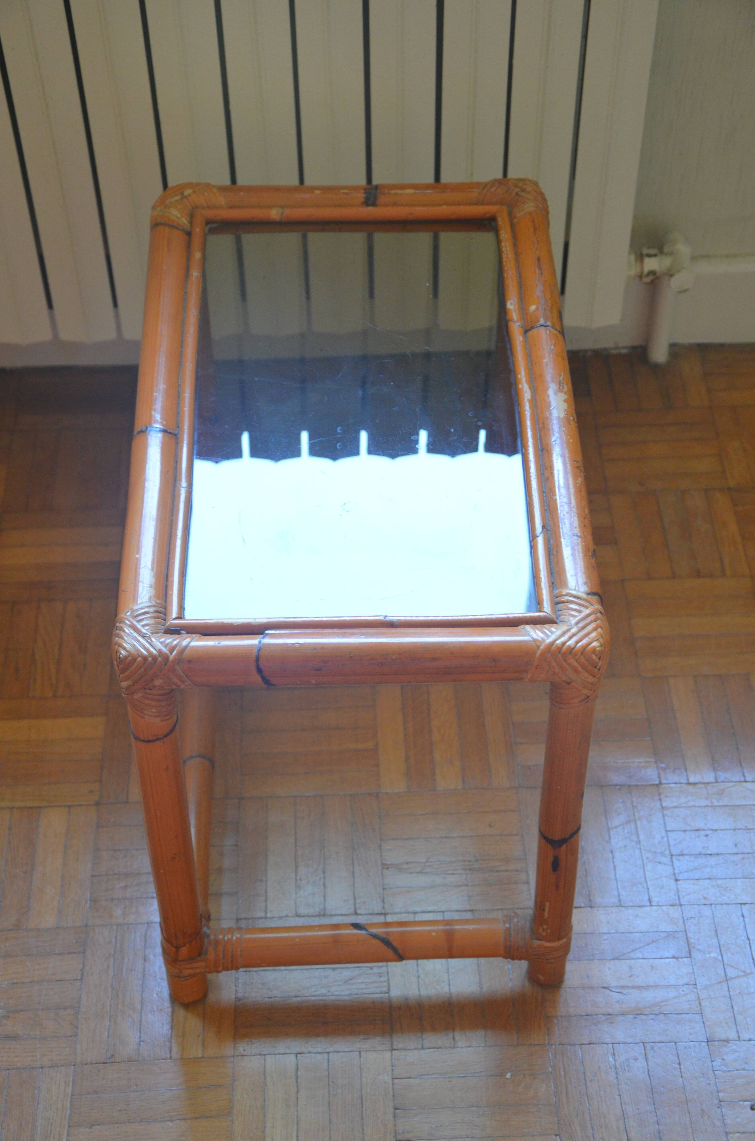 Bamboo coffee table