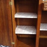 Buffet Art Déco en noyer avec marbres et guérites