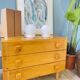 Vintage pine chest of drawers – 1970s minimalist design