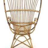 Van Rohe Noordwolde rattan chair, 1960s