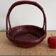 Japanese woven bamboo basket. Ikebana