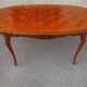 Table ovale avec rallonges, style Louis XV