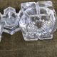 Antique Vintage Glass Salt and Pepper Shakers