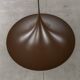Brown “Witches Hat” pendant lamp by Claus Bonderup & Torsten Thorup for Fog & Morup