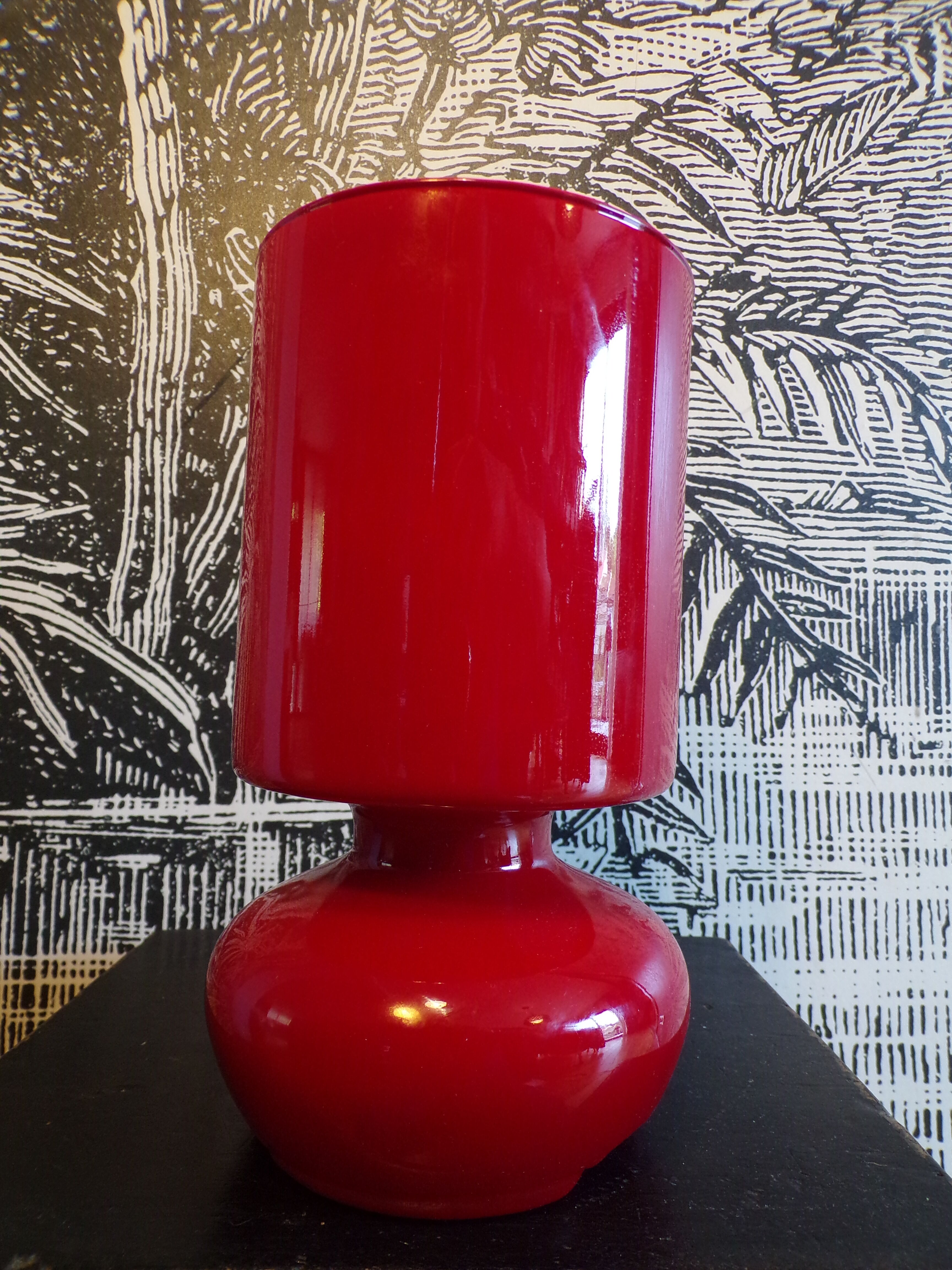 Lampe Ikea Lykta rouge