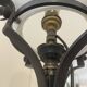 Art Nouveau lamp in wrought iron