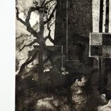 Eugène Eechaut (1928-2019) - ink Composition (1977)
