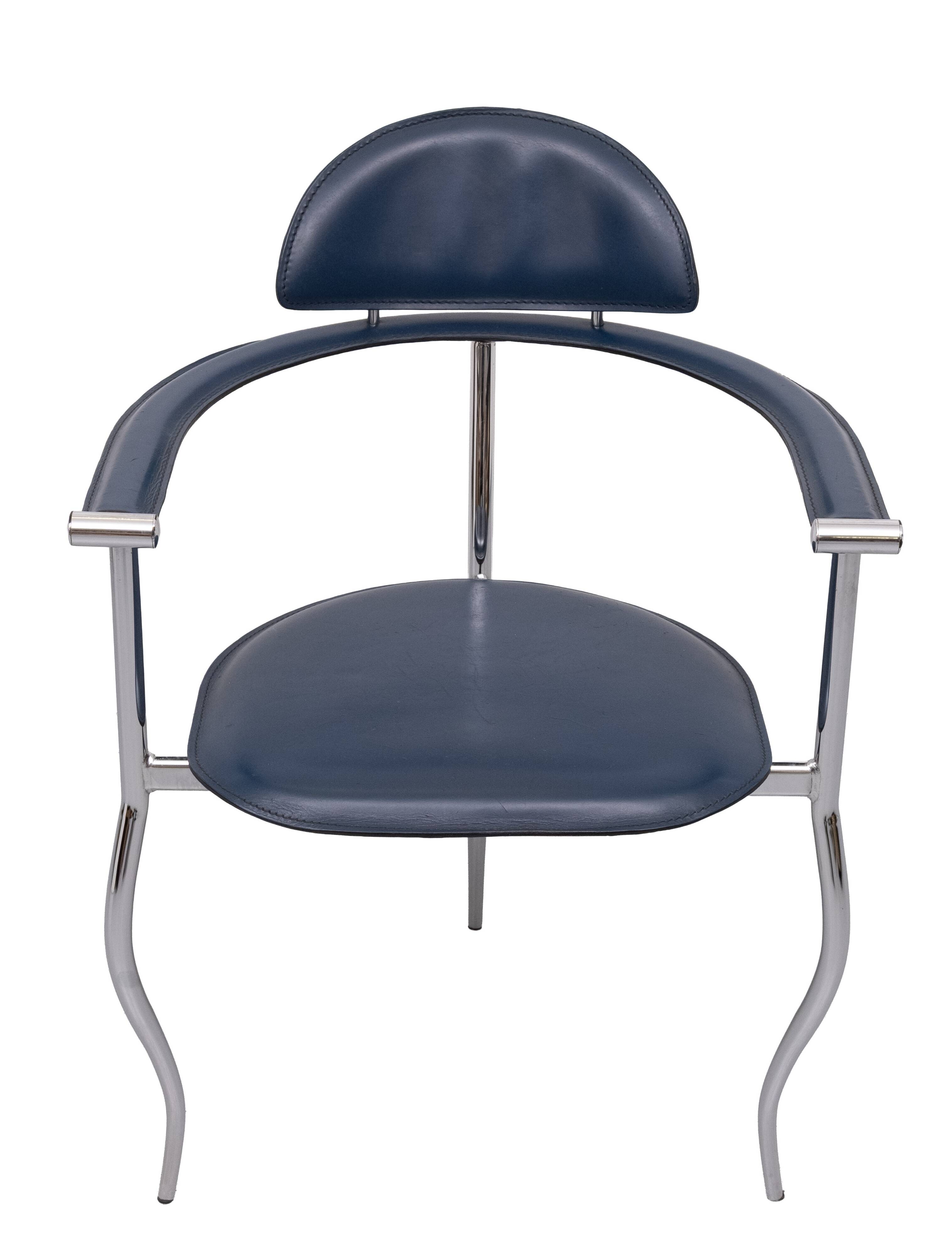 4 Italian Arrben 'Marilyn Stiletto' dining chairs 1970s