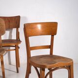 Vintage Thonet Chairs (c.1950). Set of 4 pieces #7
