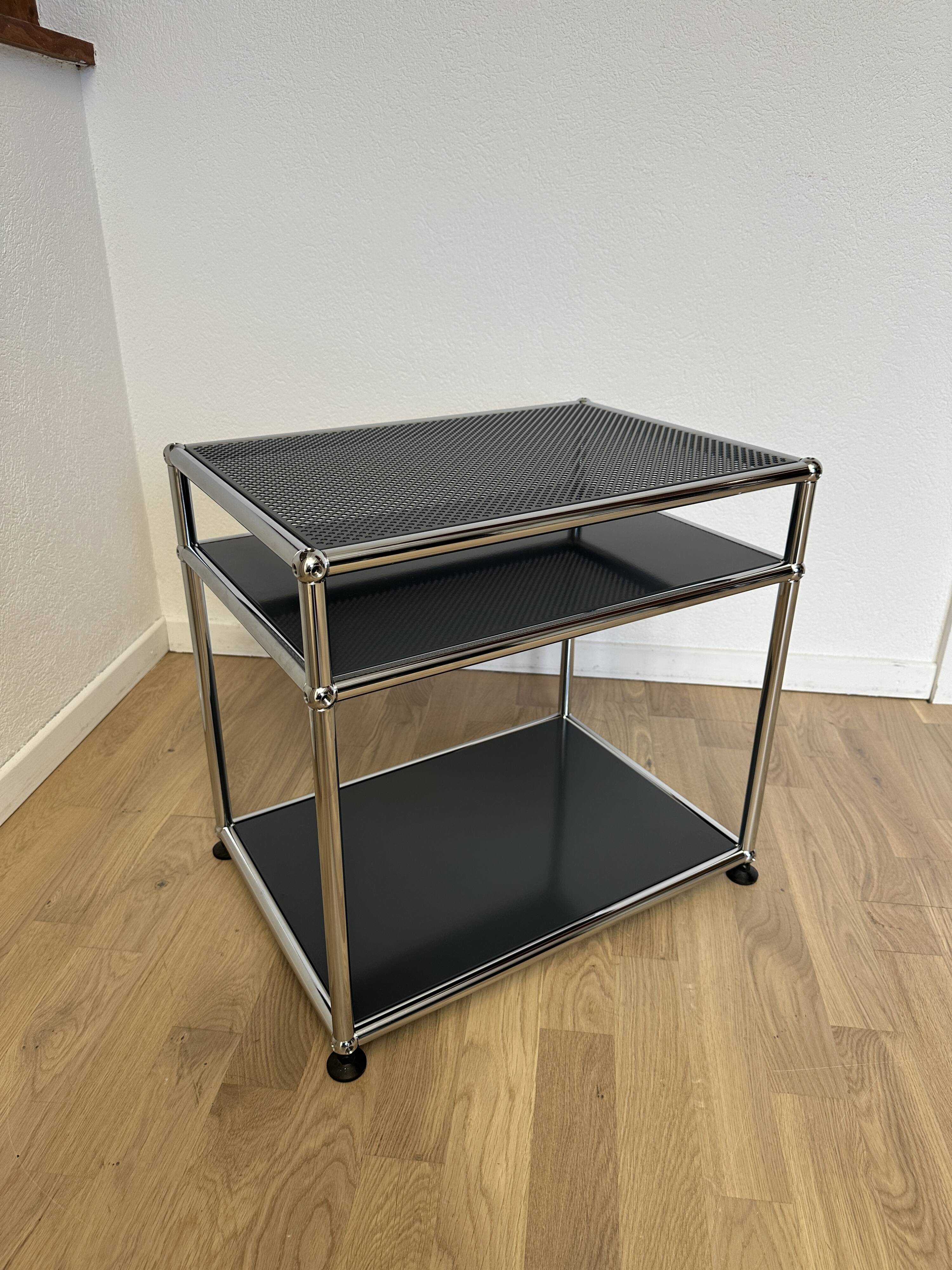 USM Haller side table in Anthracite Grey