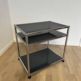 USM Haller side table in Anthracite Grey