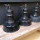 Industrial hanging lamps in enamelled metal, 50