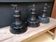 Industrial hanging lamps in enamelled metal, 50