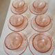 Arcoroc service in pink glass