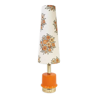 Vintage floor lamp 1970 flower power