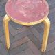 Alvar Aalto Artek Stool 60 Finland 1950s Vintage Birch Original Patina