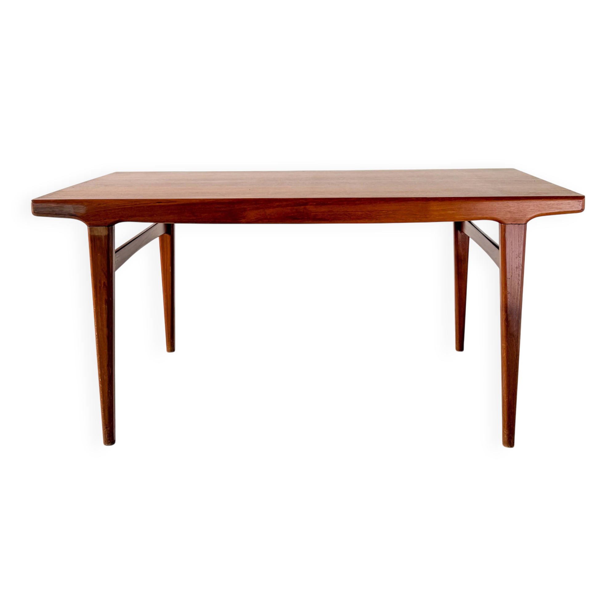 Scandinavian dining table in teak