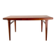Scandinavian dining table in teak