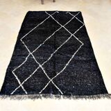 Tapis Beni Ouarain noir
