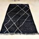 Tapis Beni Ouarain noir
