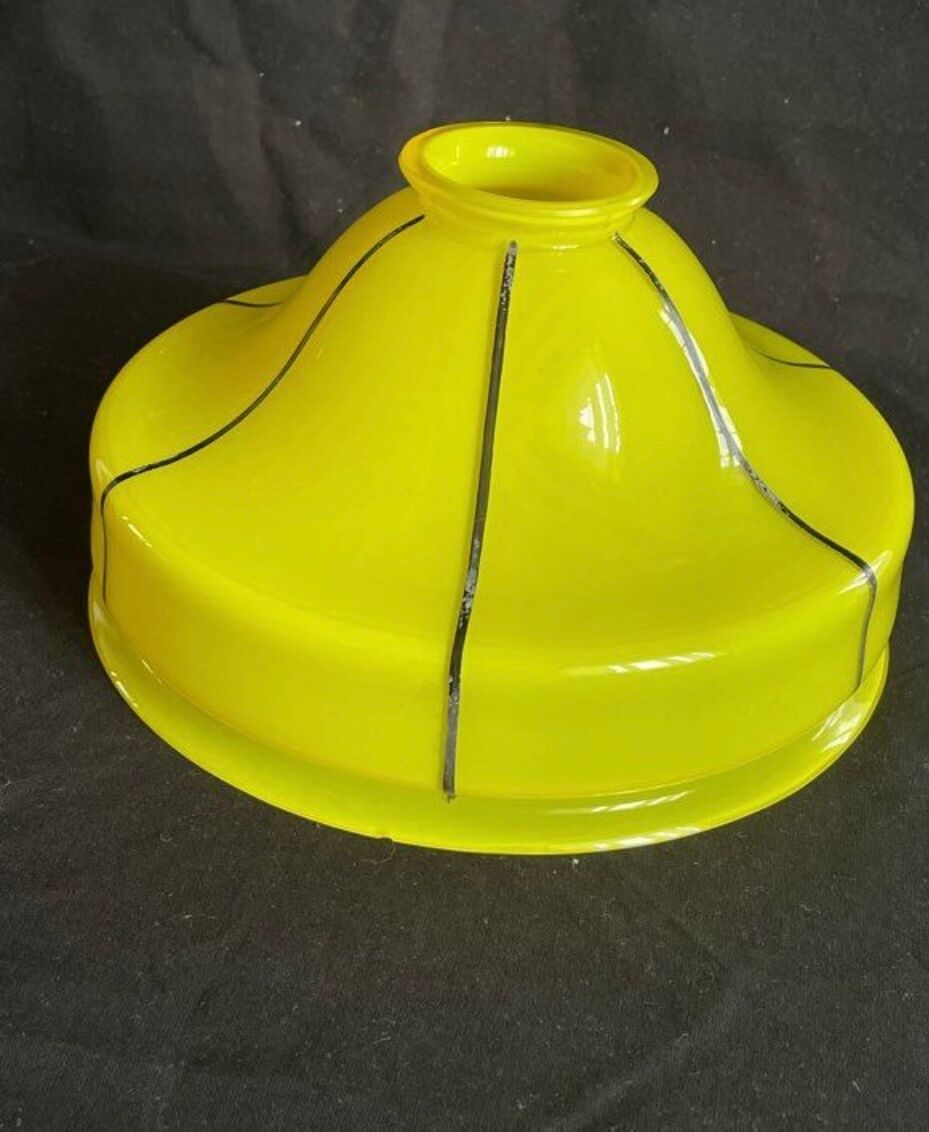 Hanging lamp, Murano yellow, lemon, 1960