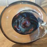 Vintage candle holder, glass paste