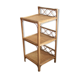 Rattan shelf