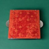 Space age spiral ceramic trivet, Spain, 1970s