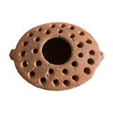 Terracotta farm vase pique flower XXL Folk Art 19th