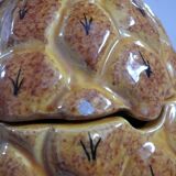 Pineapple-shaped punch set in Vallauris ceramic.