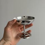 6 stainless steel footed bowls