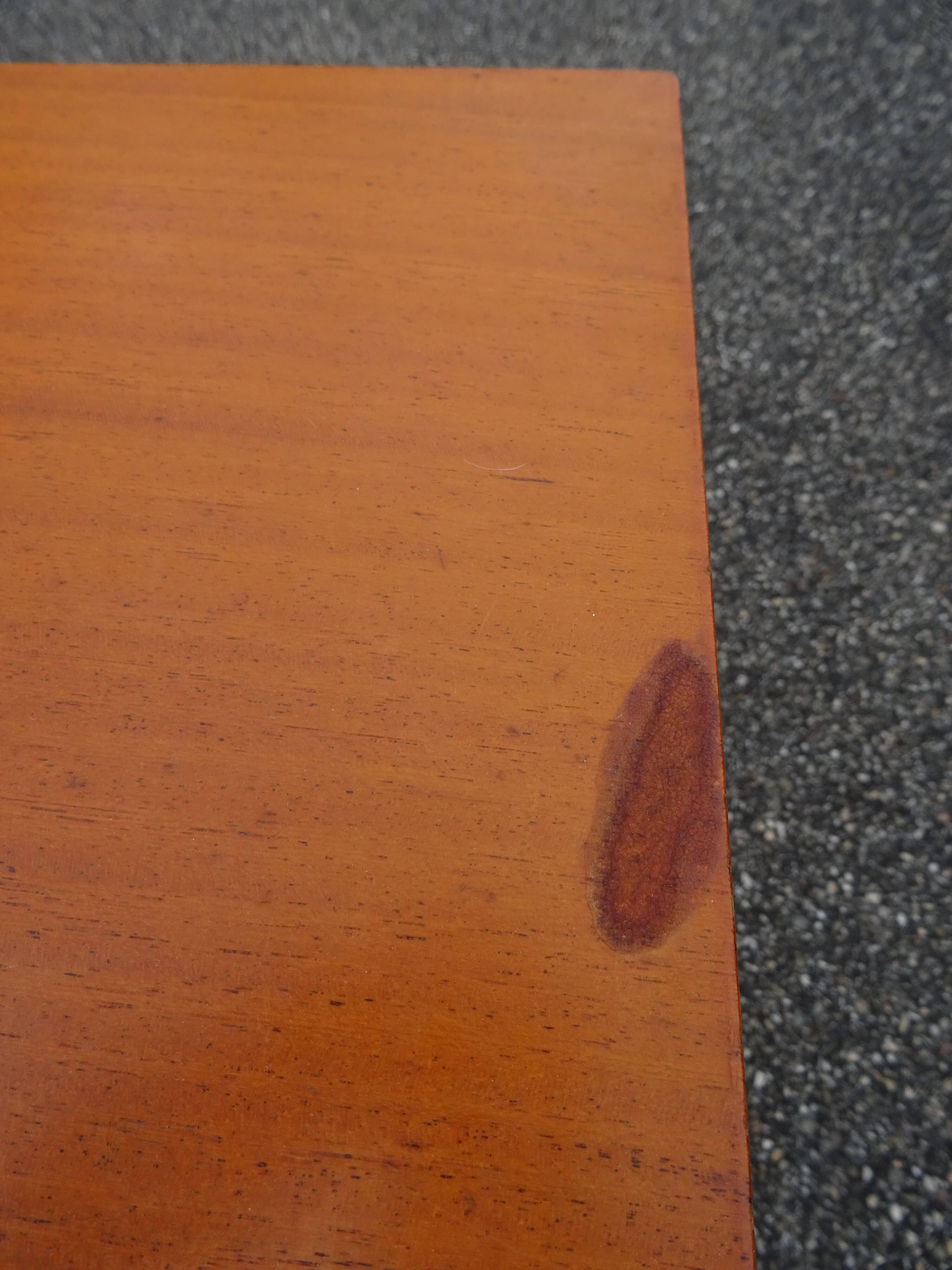 Vintage wood metal desk from the 60s