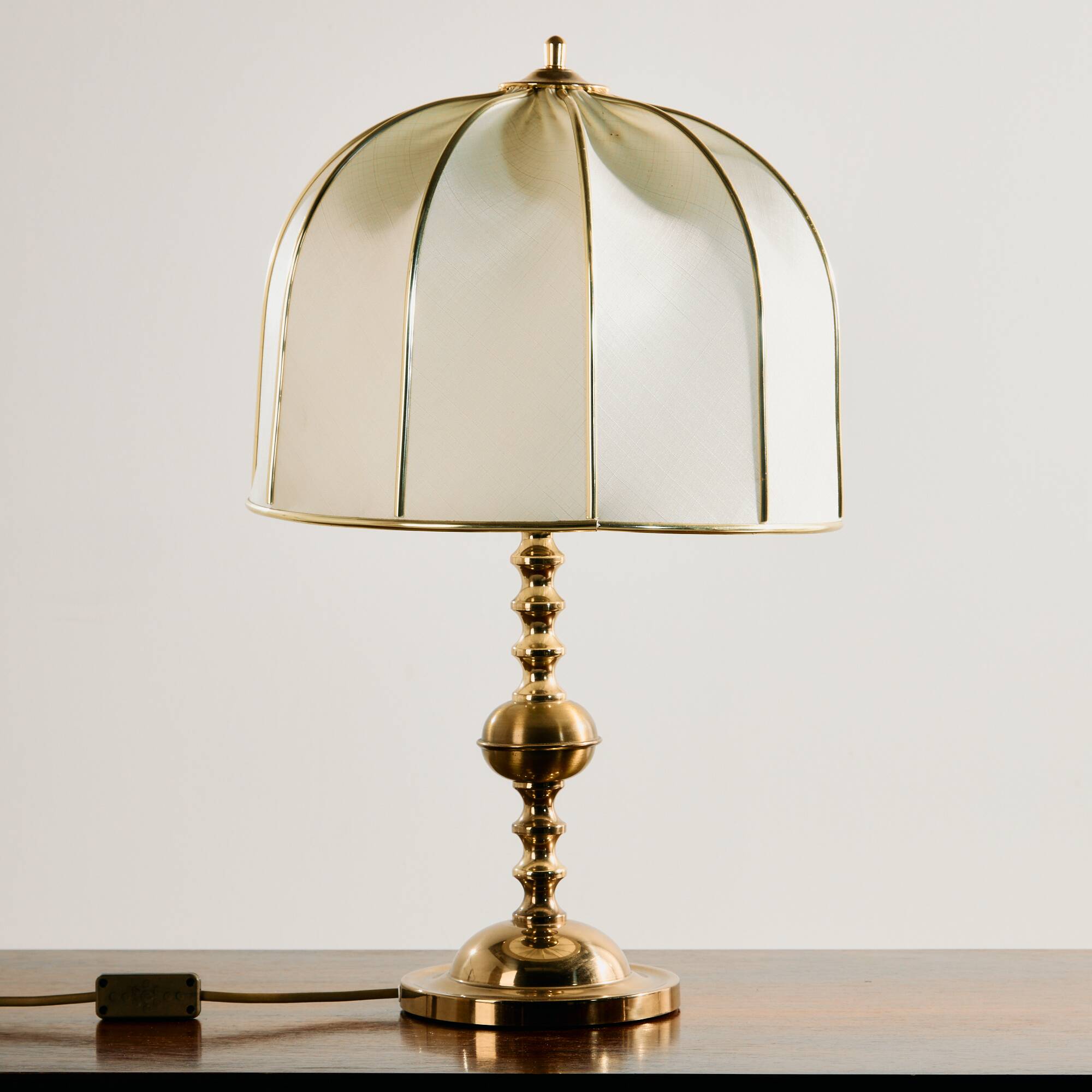 Brass table lamp