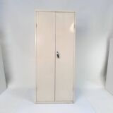 Industrial Heavy-Duty Medical Metal Cabinet with 8 Removable Shelves, Germany 1960s