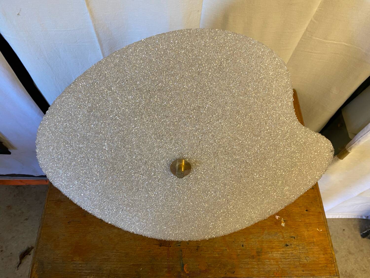 Antique perspex pendant light 60s vintage