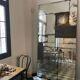 Handcrafted industrial mirrors made to measure with an authentic hand-aged finish, L without a frame.